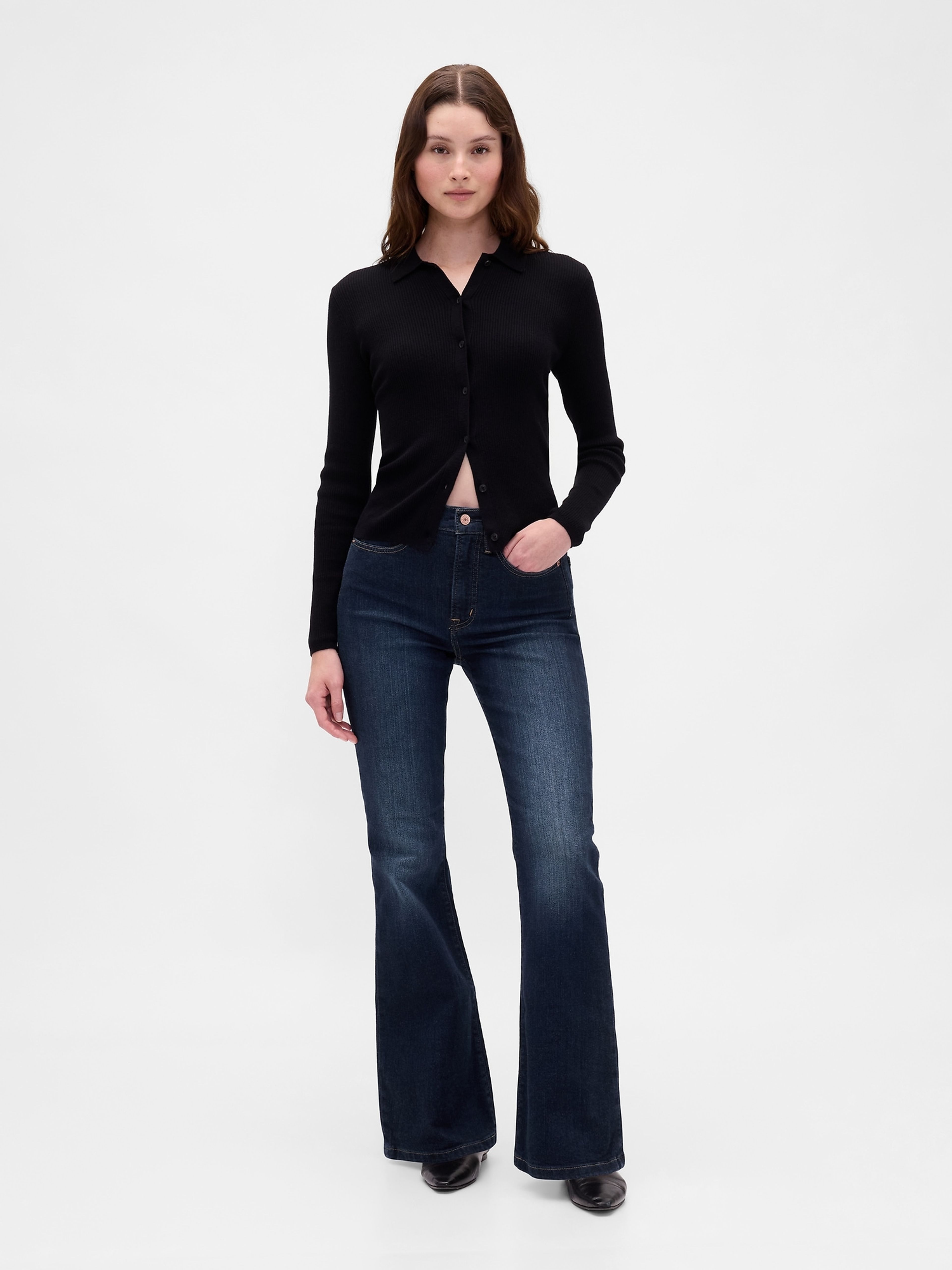 Jeans High Rise 70s Flare - 001