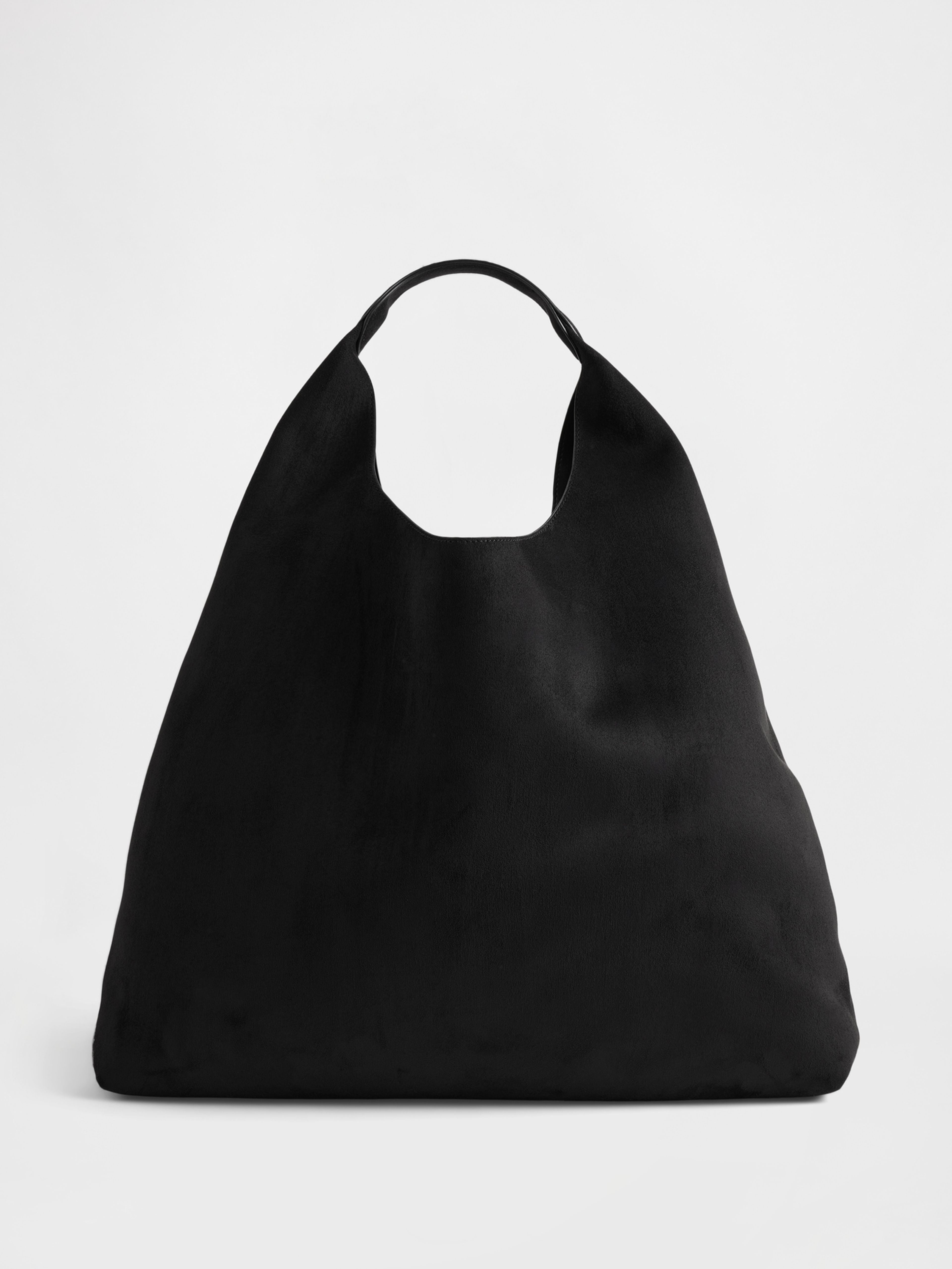 Veloursleder-Tasche aus veganem Leder