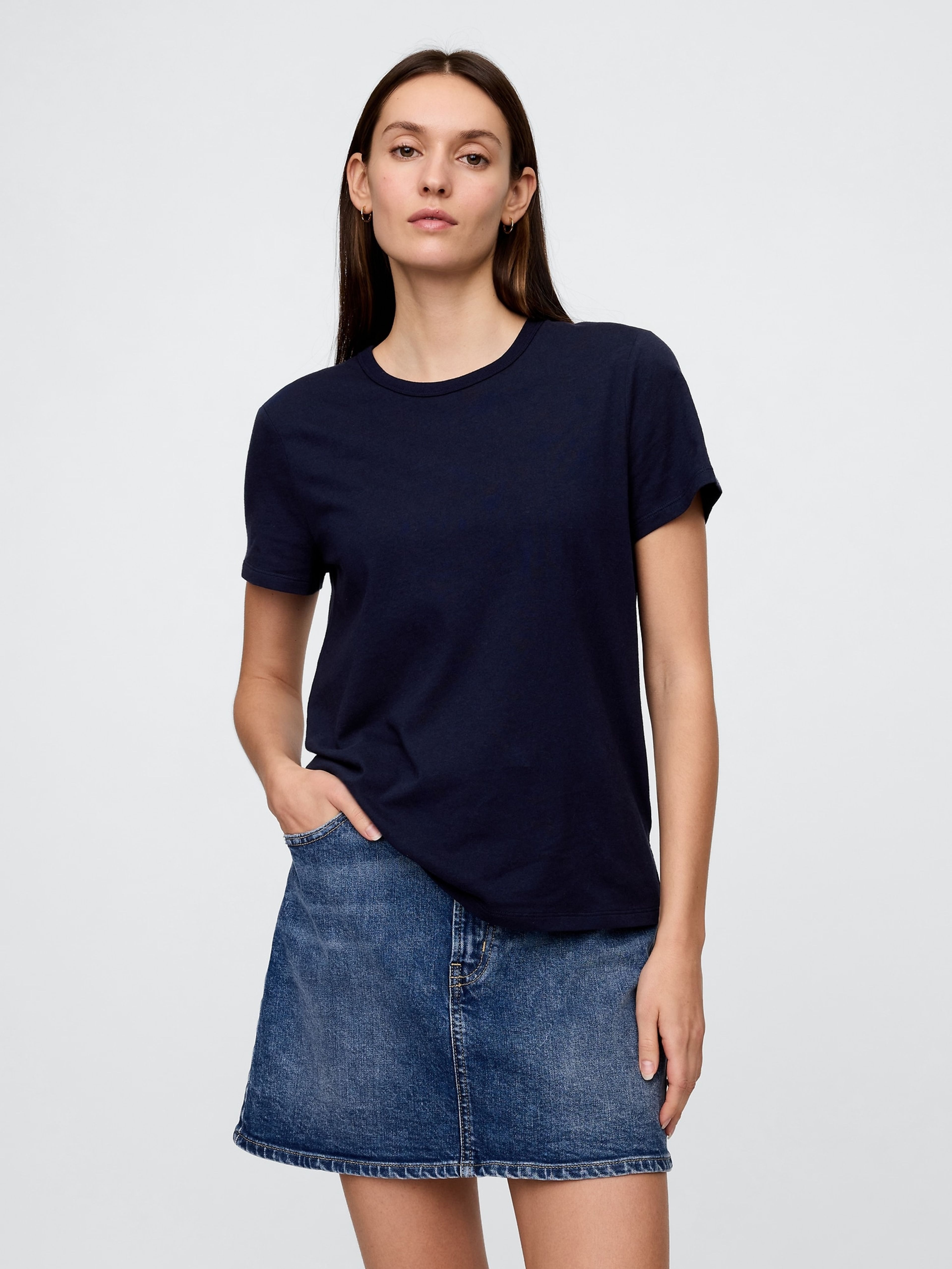 Damen-T-Shirt aus Baumwolle