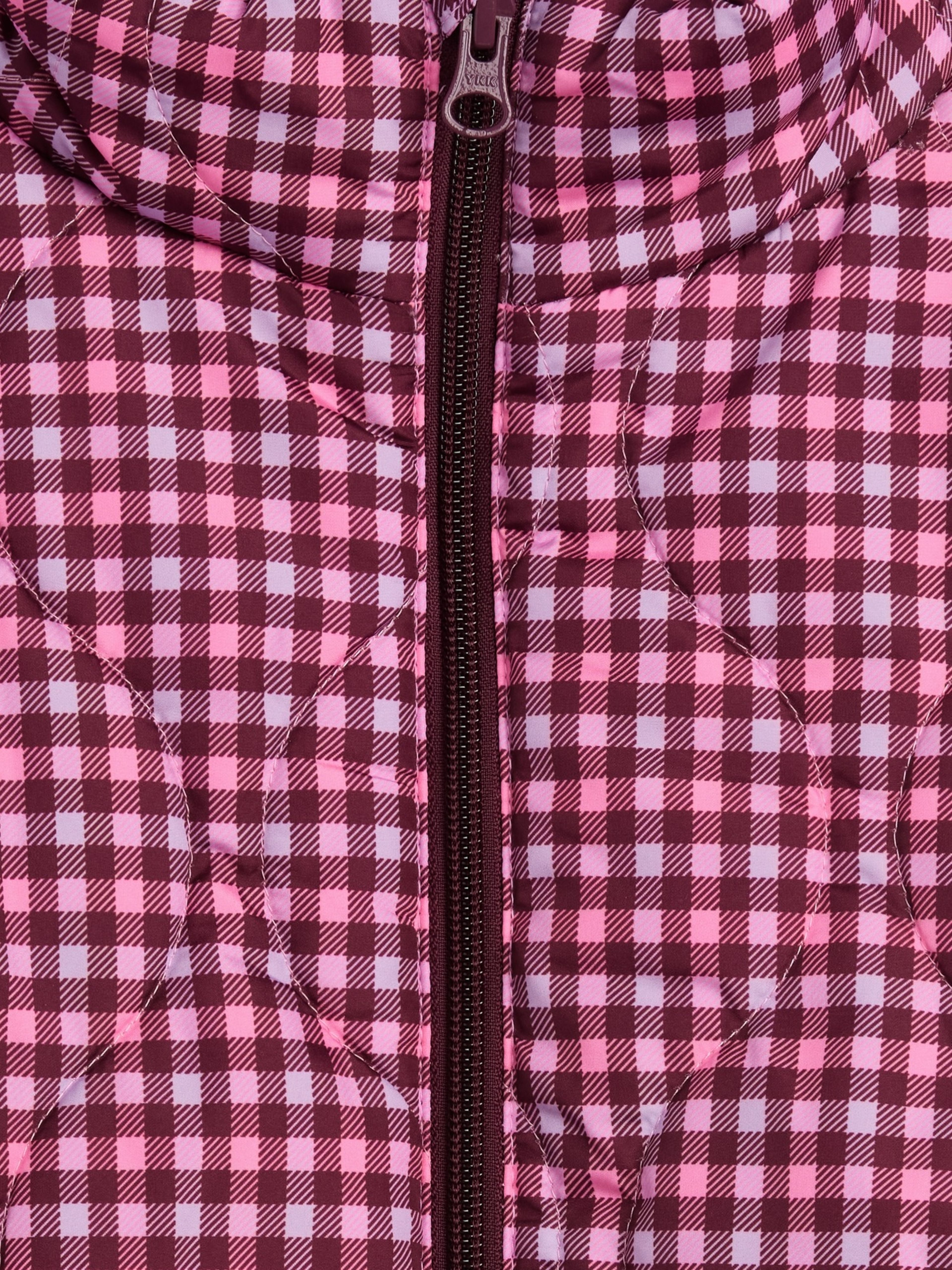 Dziecięca pikowana kurtka z logo - 005