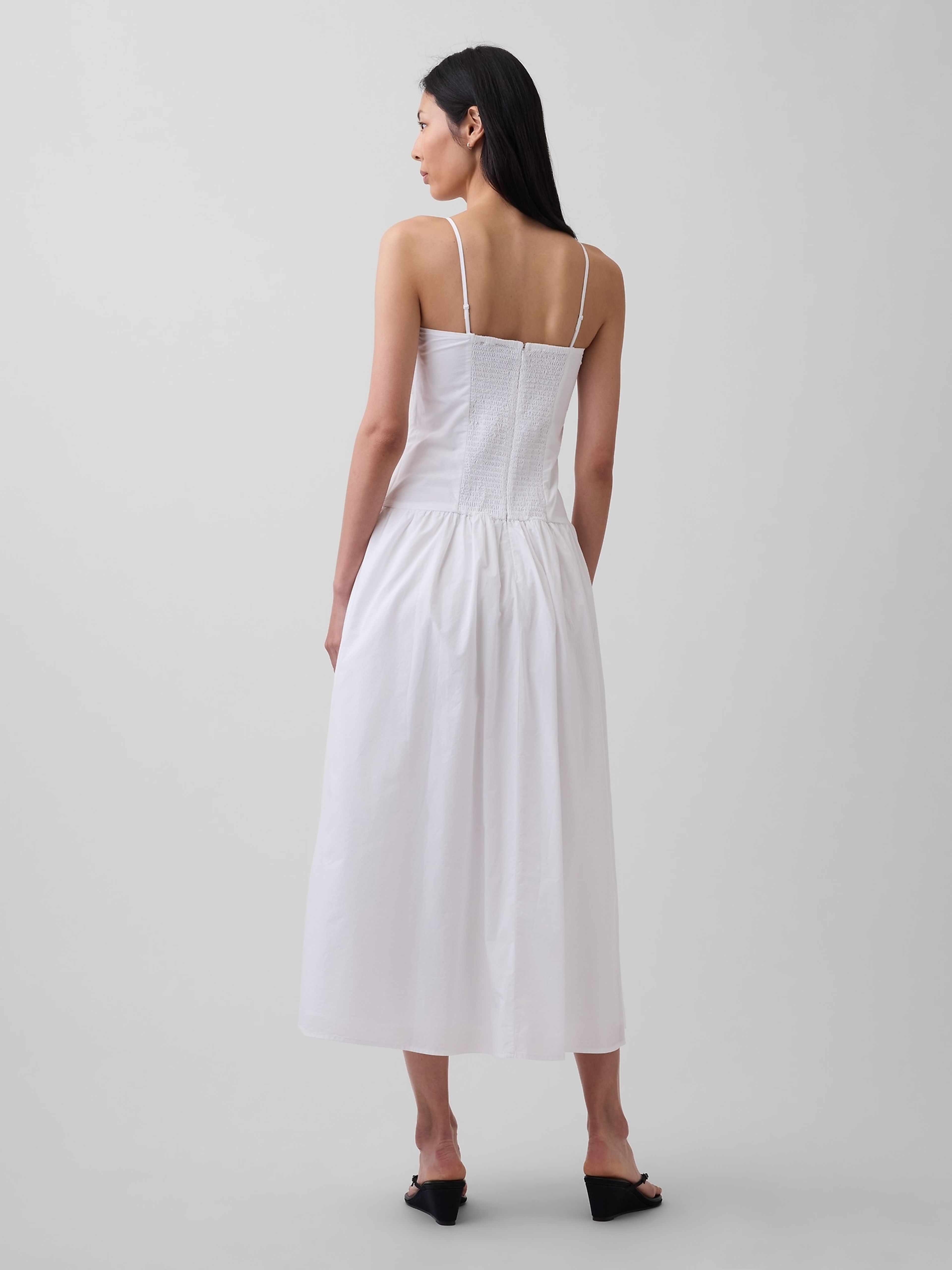 Vestido maxi de popelina - 002