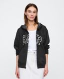 Sudadera con cremallera y logo Gap-Gris - 002