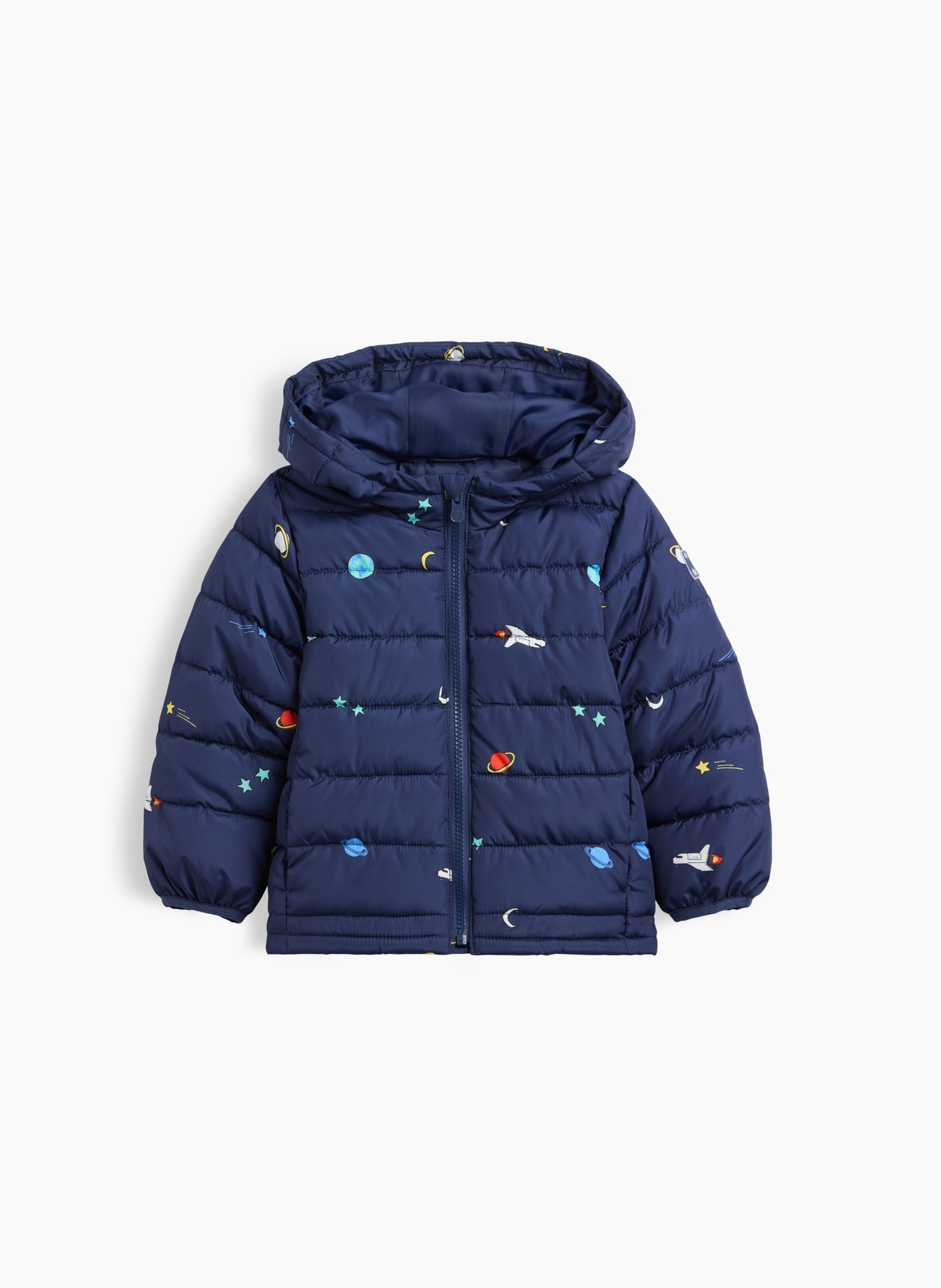Baby prešívaná bunda s logom - 002