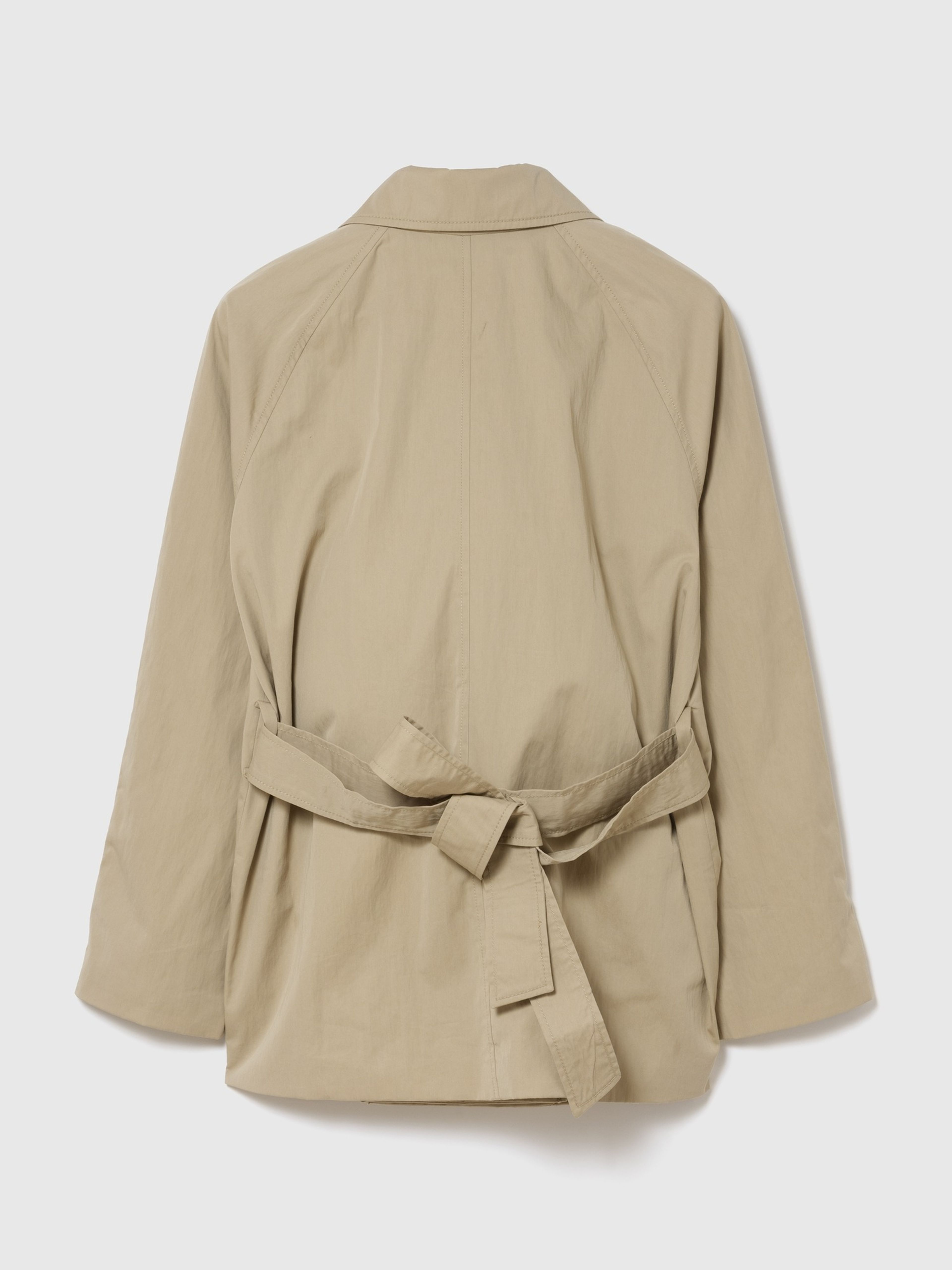 Midi trenchcoat met ceintuur - 005