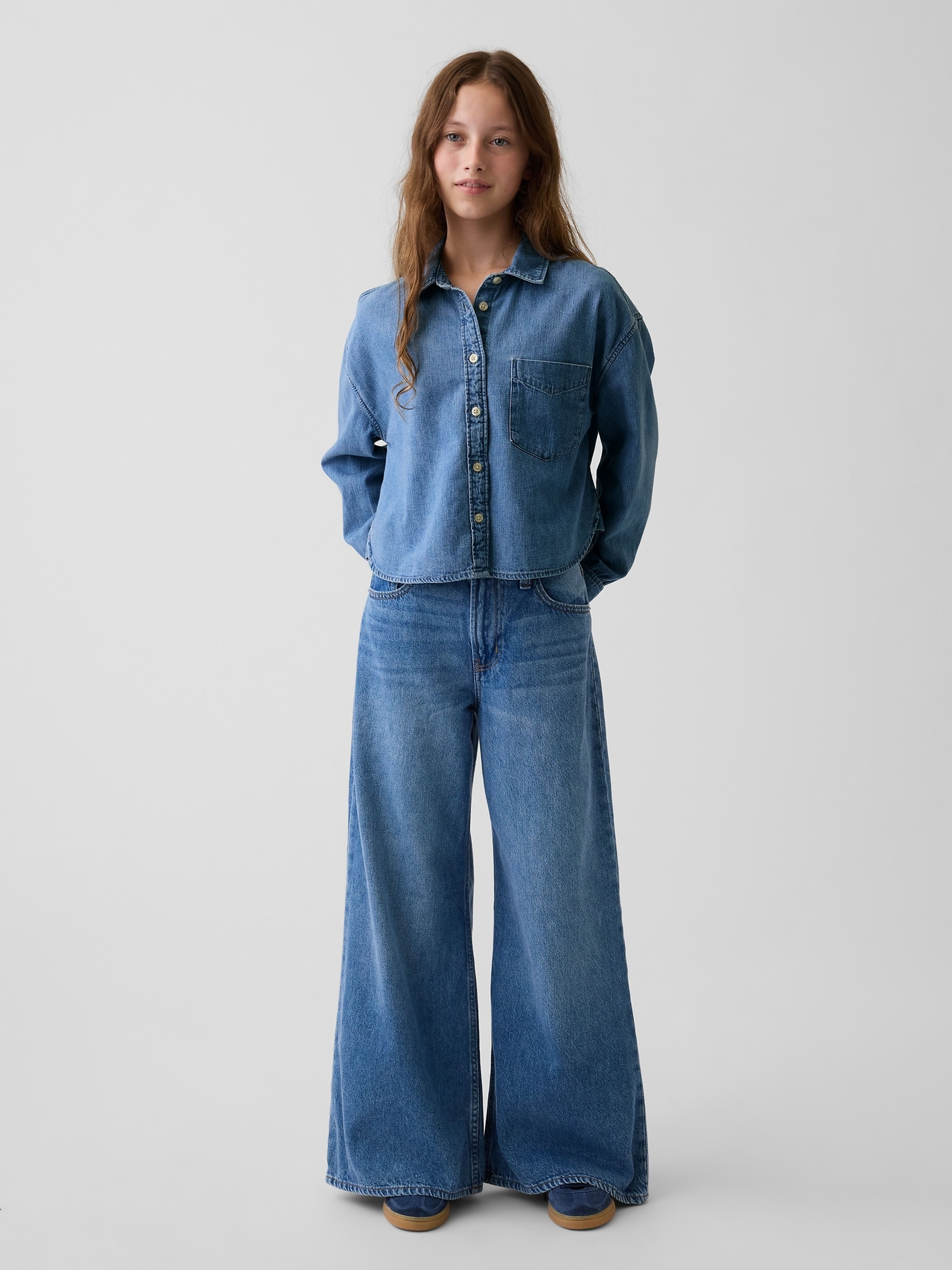 Dziecięce jeansy Low Rise Baggy - 006