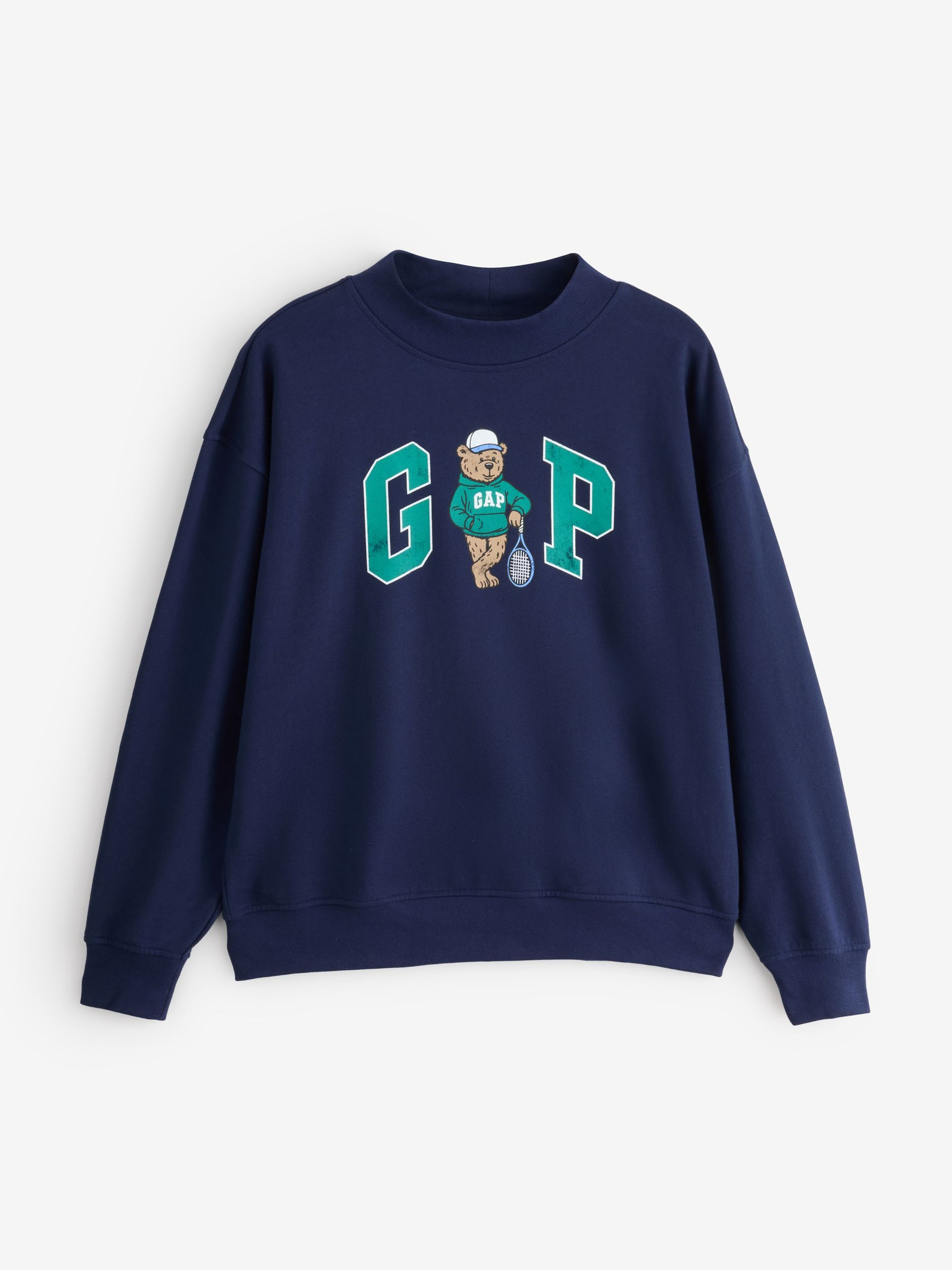 Hanorac oversize Brannan Bear cu logo - 001