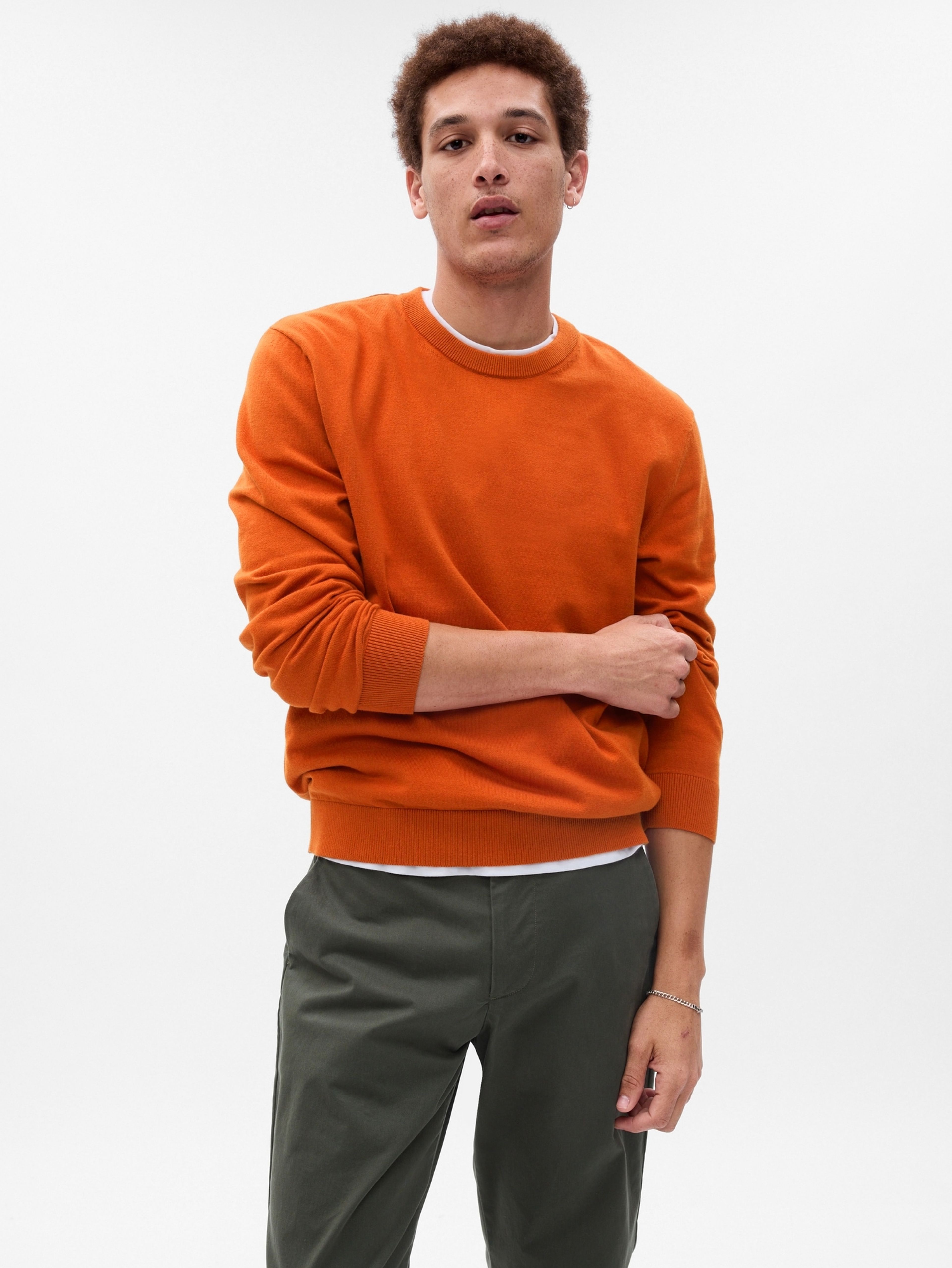 Glatter Strickpullover