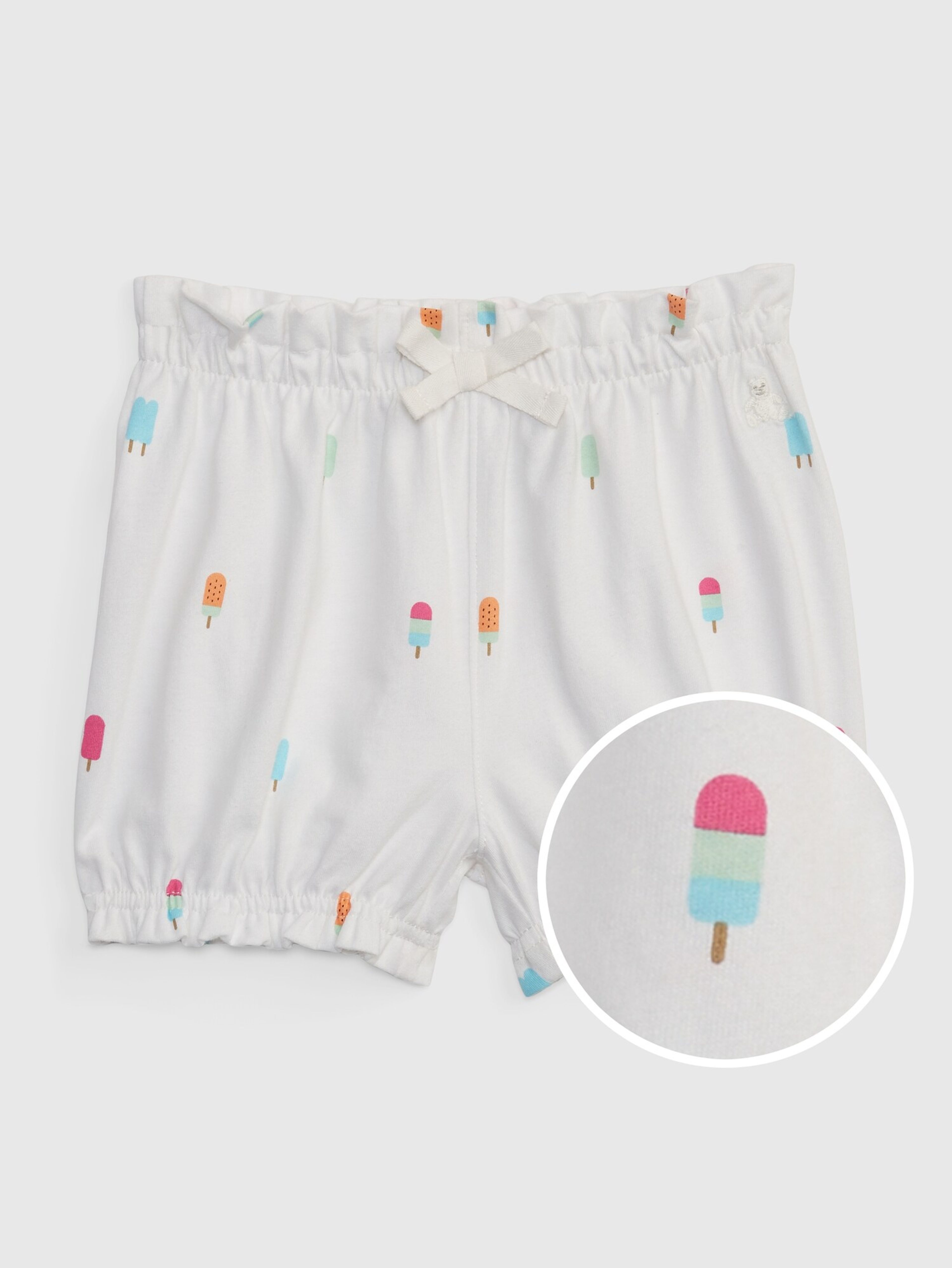 Gemusterte Baby-Shorts organic