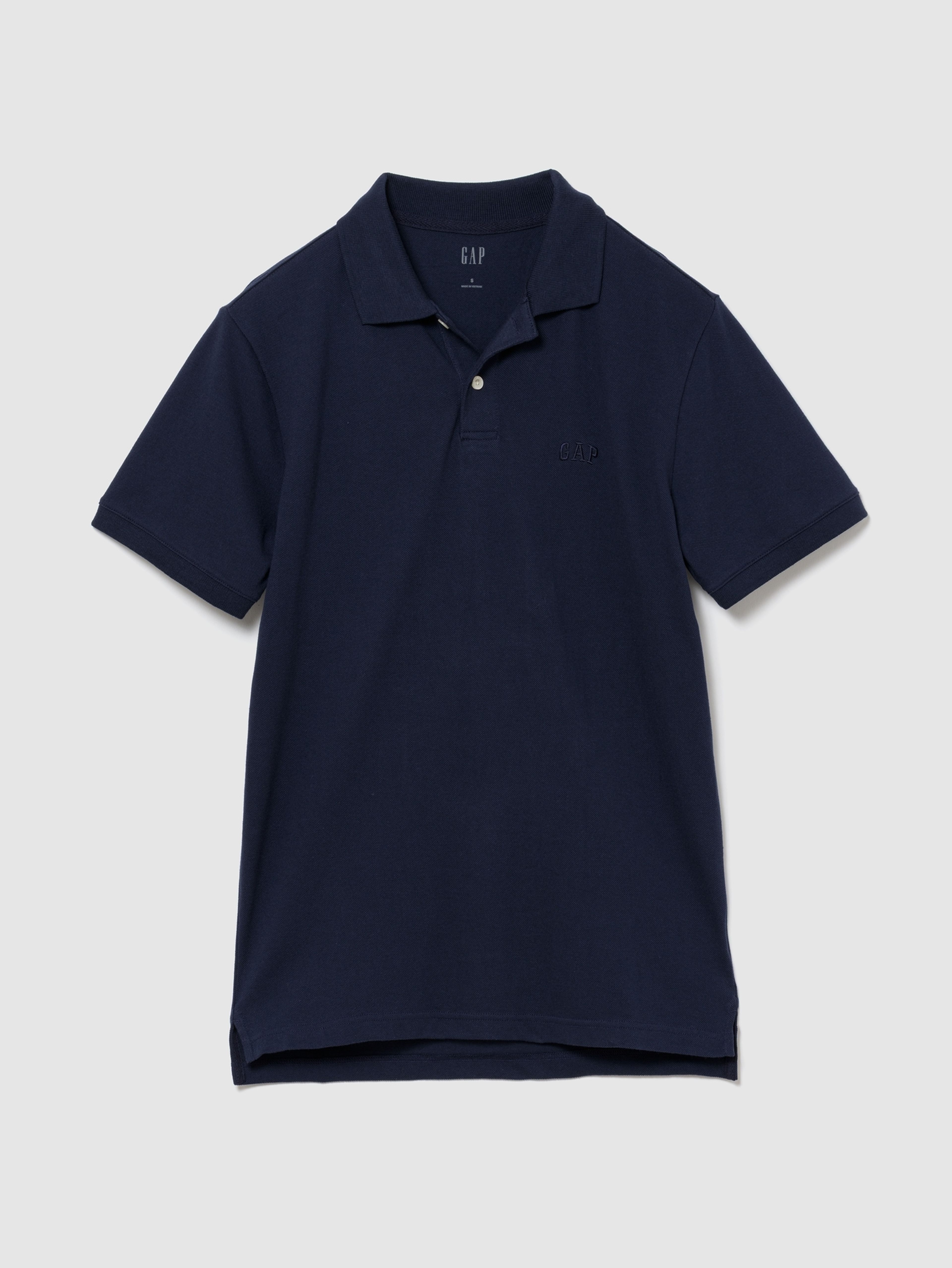 Piqué polo met logo - 001