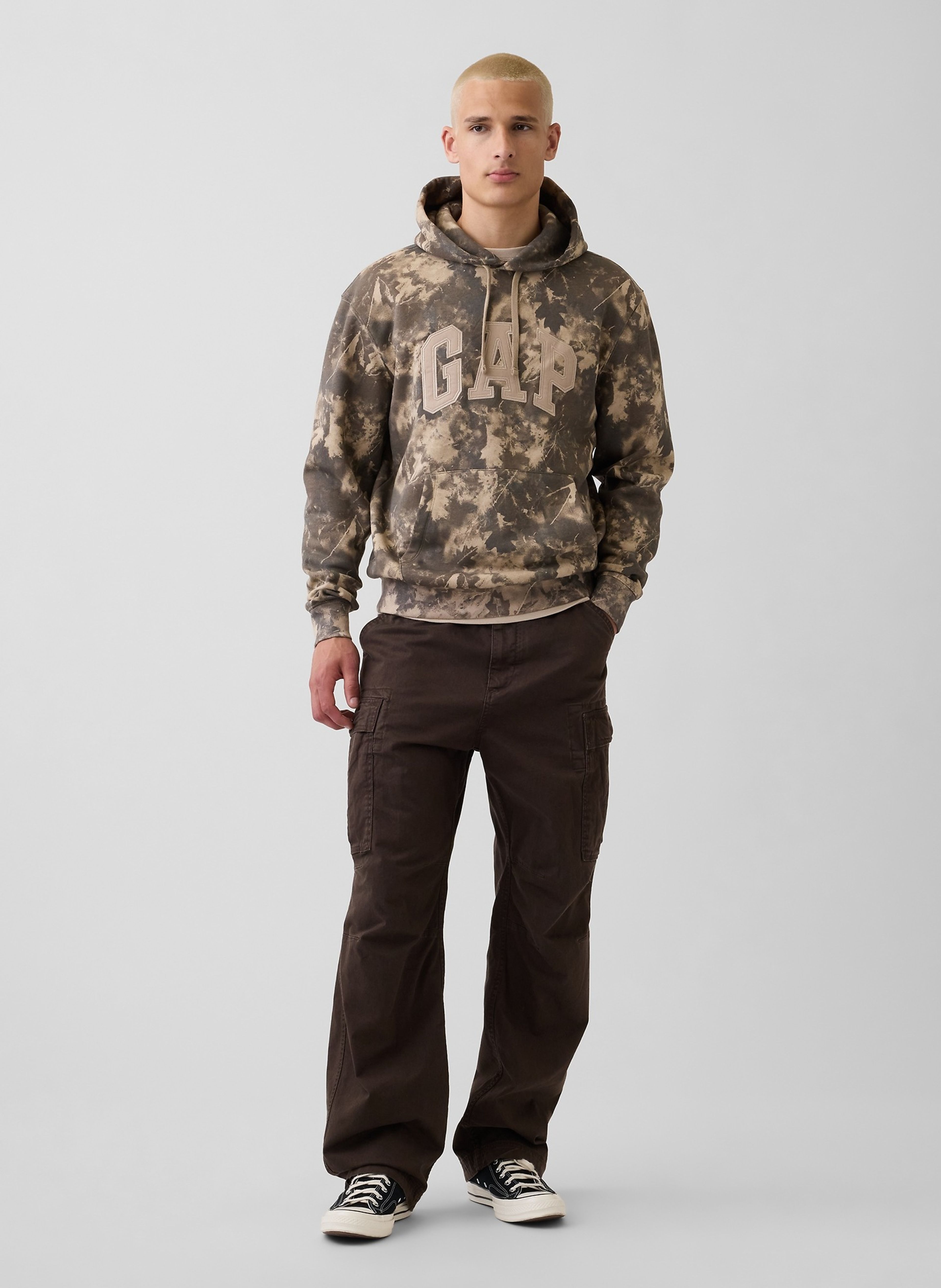 VintageSoft Hoodie unisex mit Logo - 002