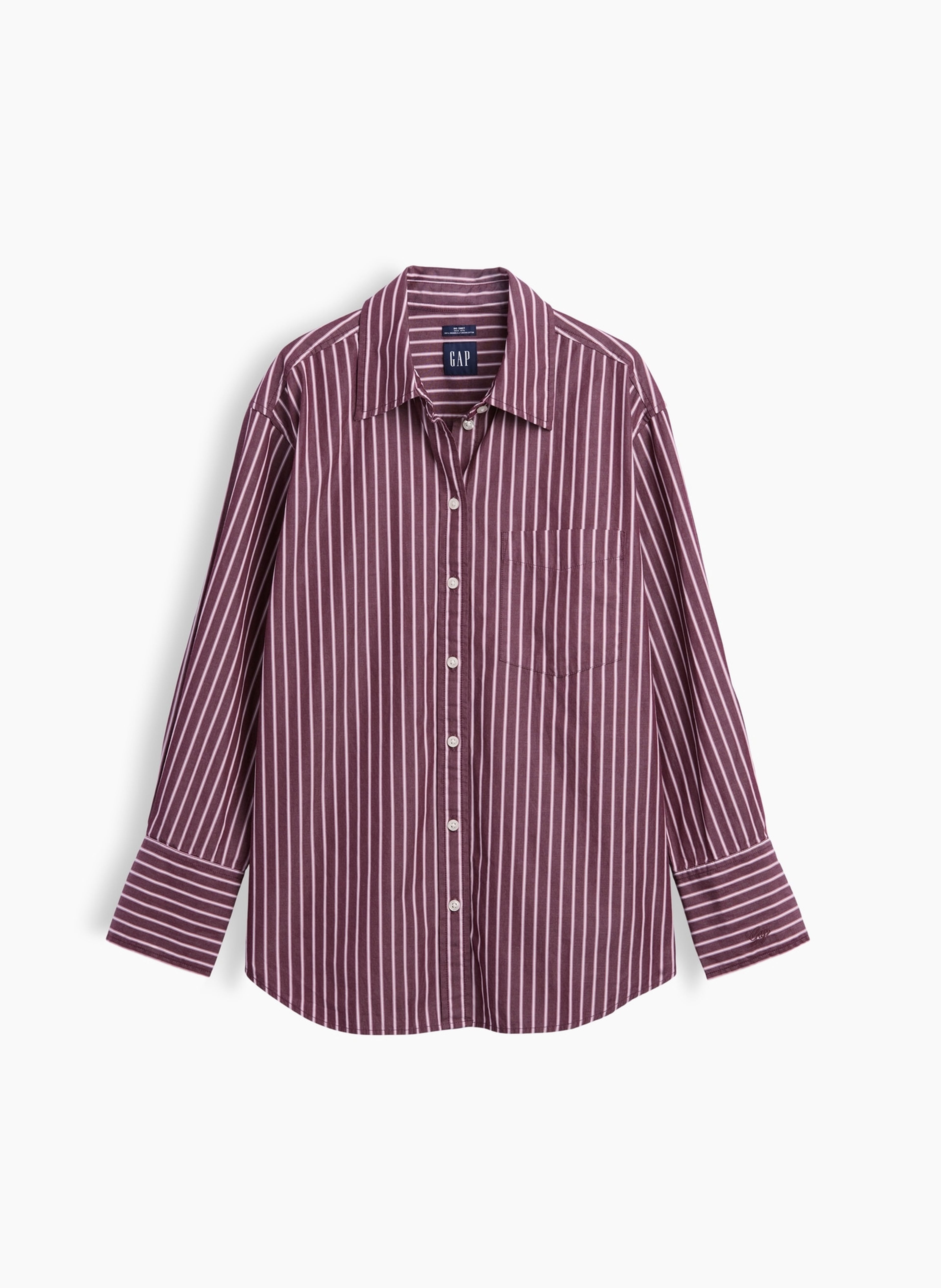 Popelínová oversize košeľa Big Shirt - 005
