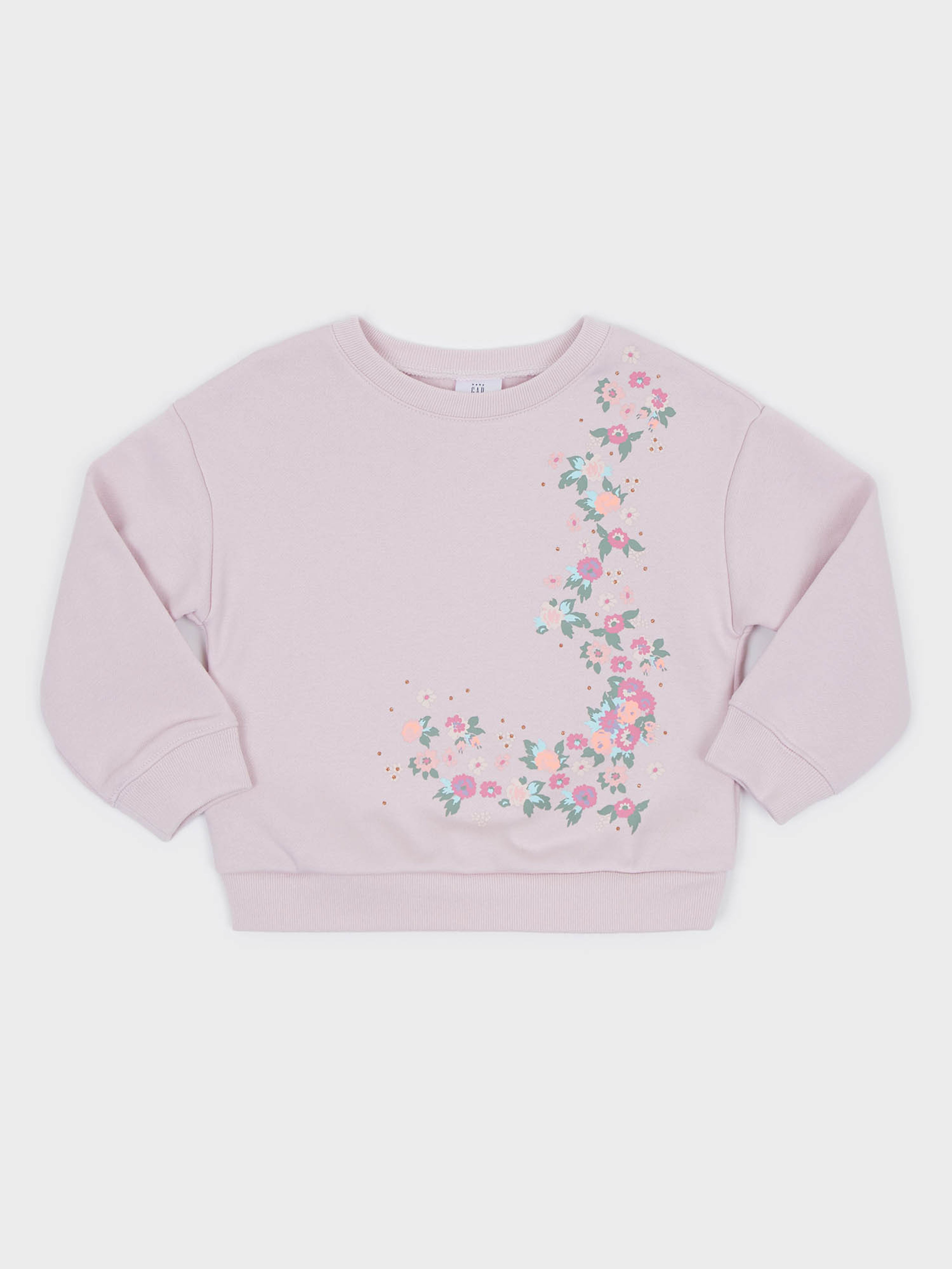 Kinder-Sweatshirt mit Blumen