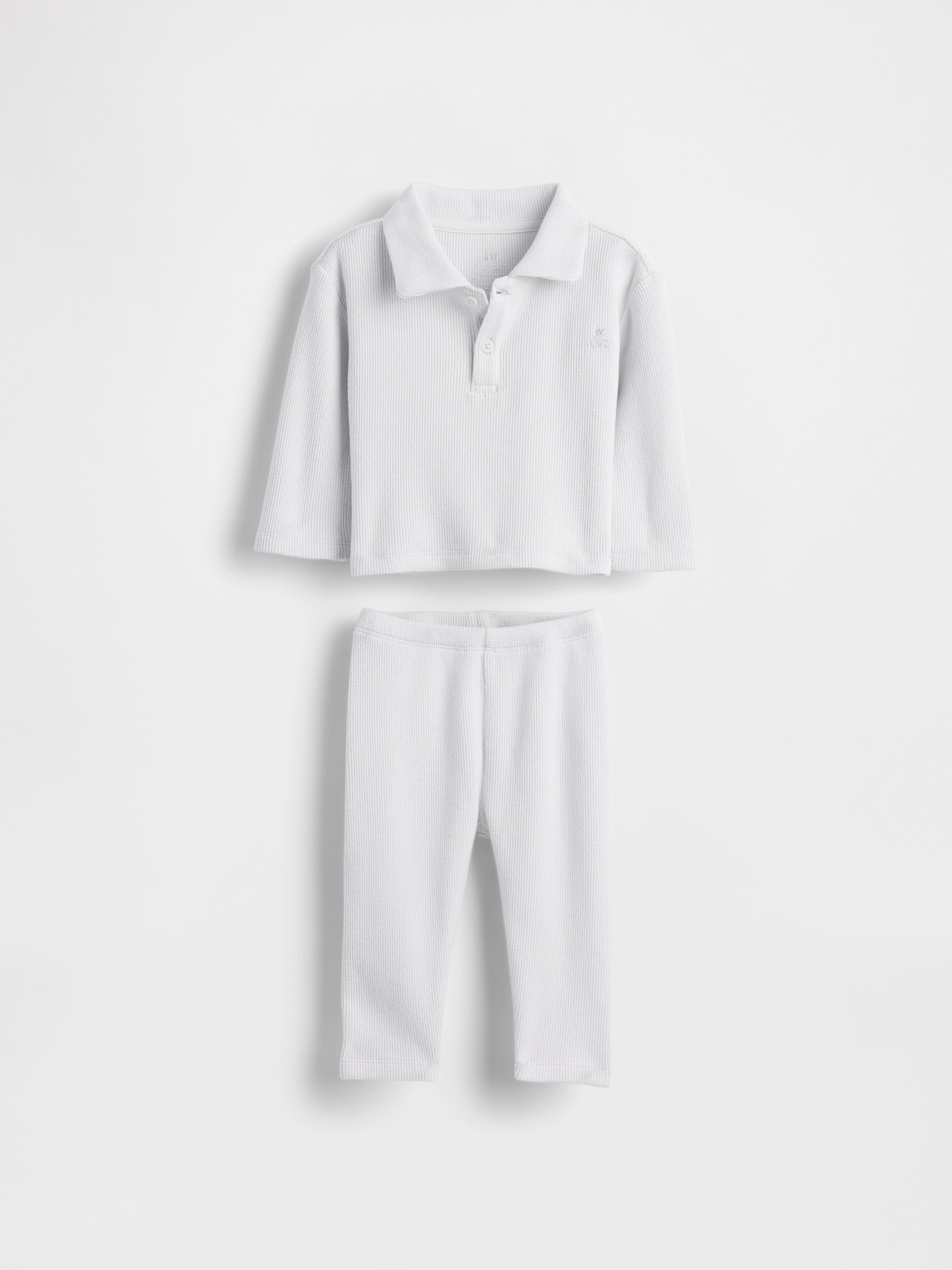 Baby Waffel Outfit-Set Brannan Bear - 001