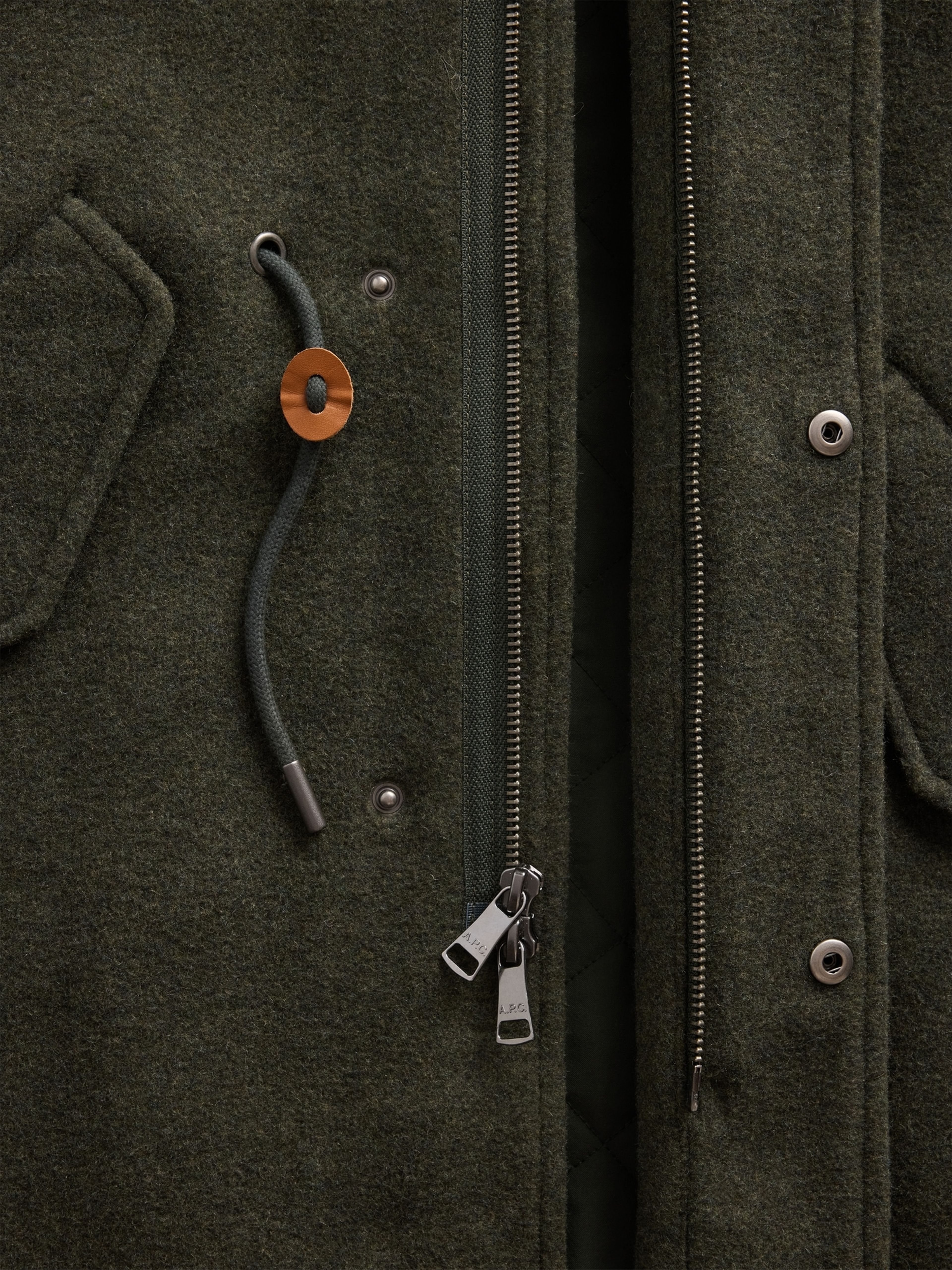 Oversize parka van wolmix Gap × A.P.C. unisex - 008