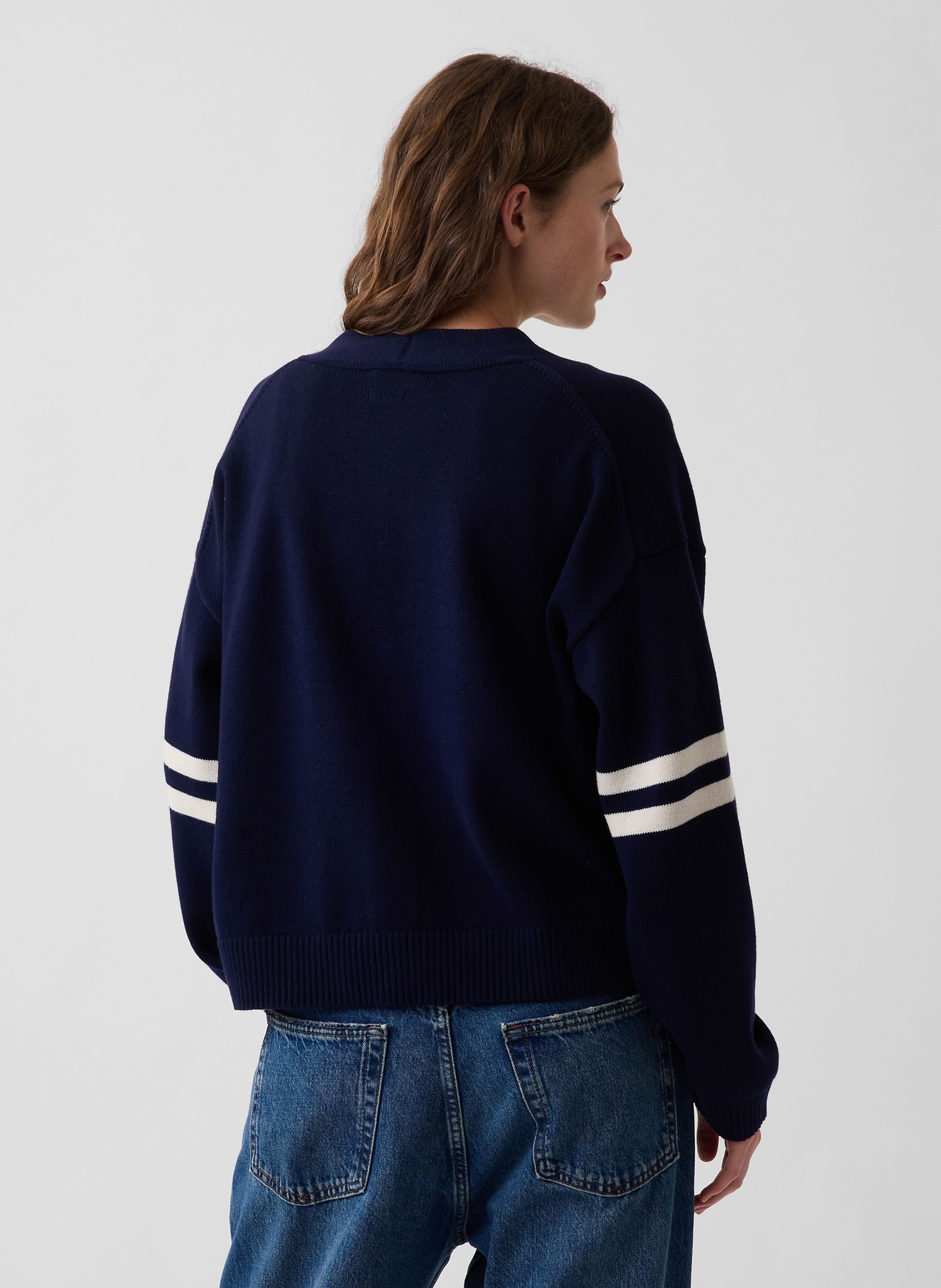 Oversize kardigan s logem - 004