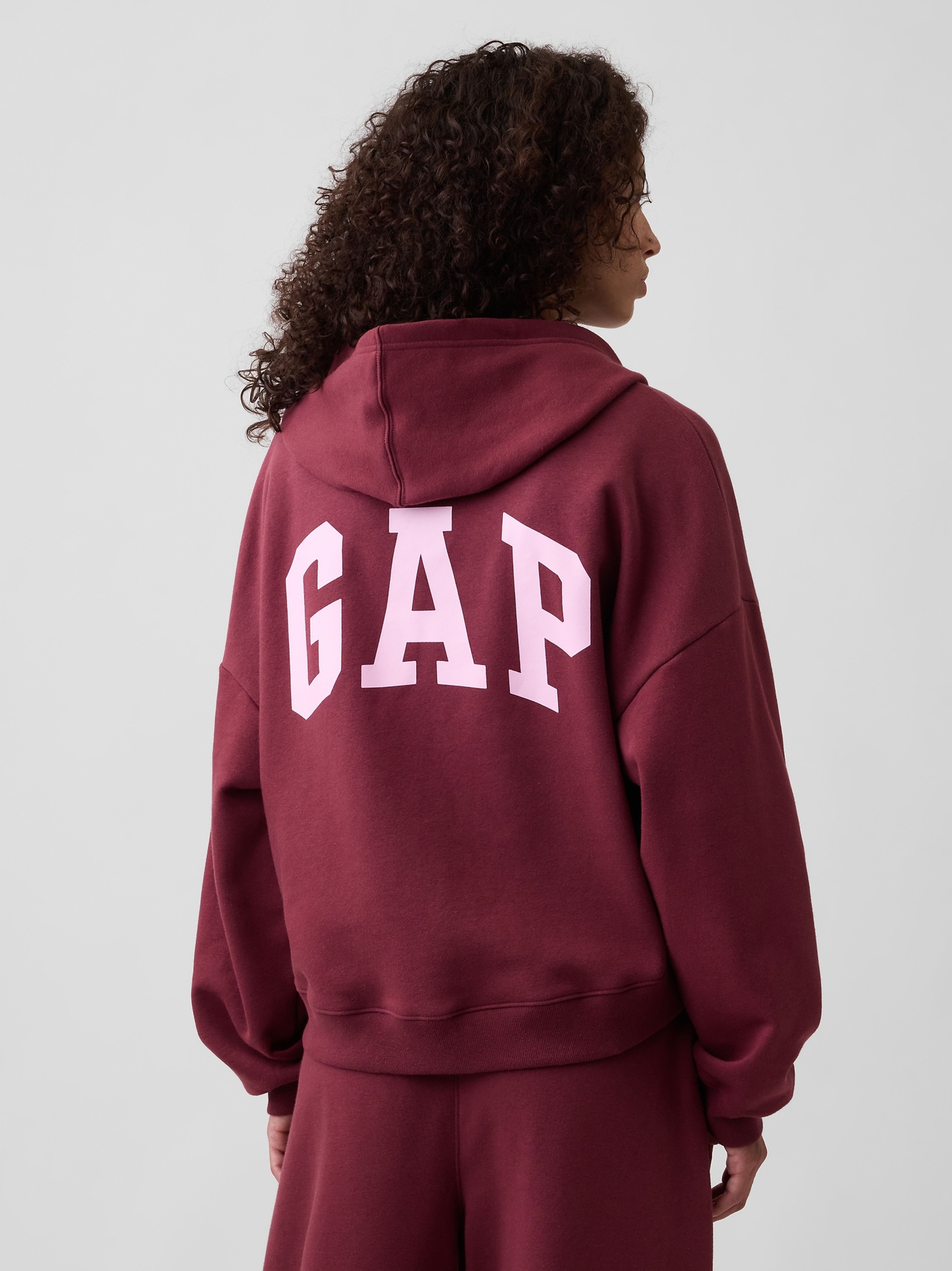 Sudadera crop con logo - 002