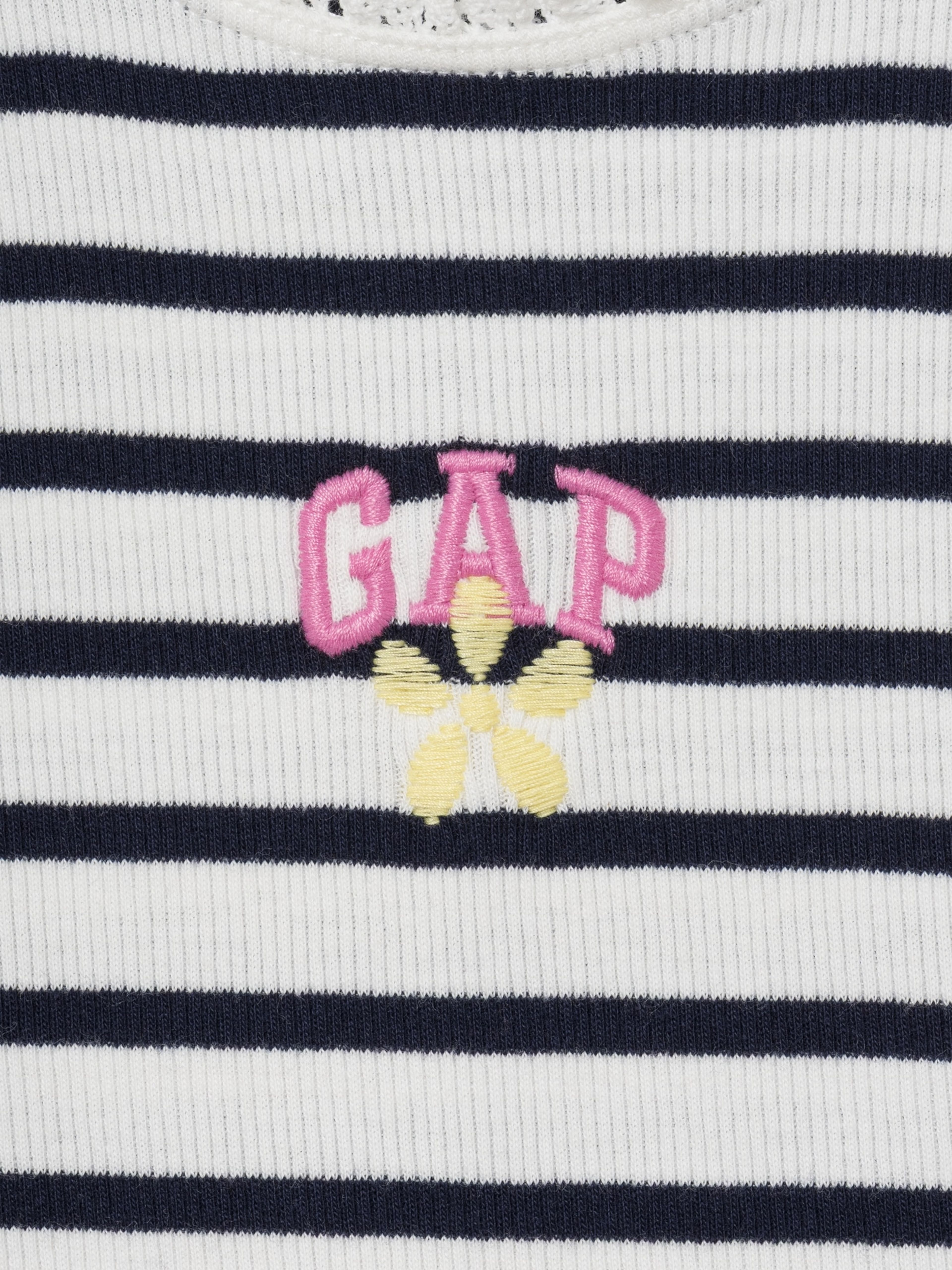 Baby prążkowany top Mix & Match z logo - 003