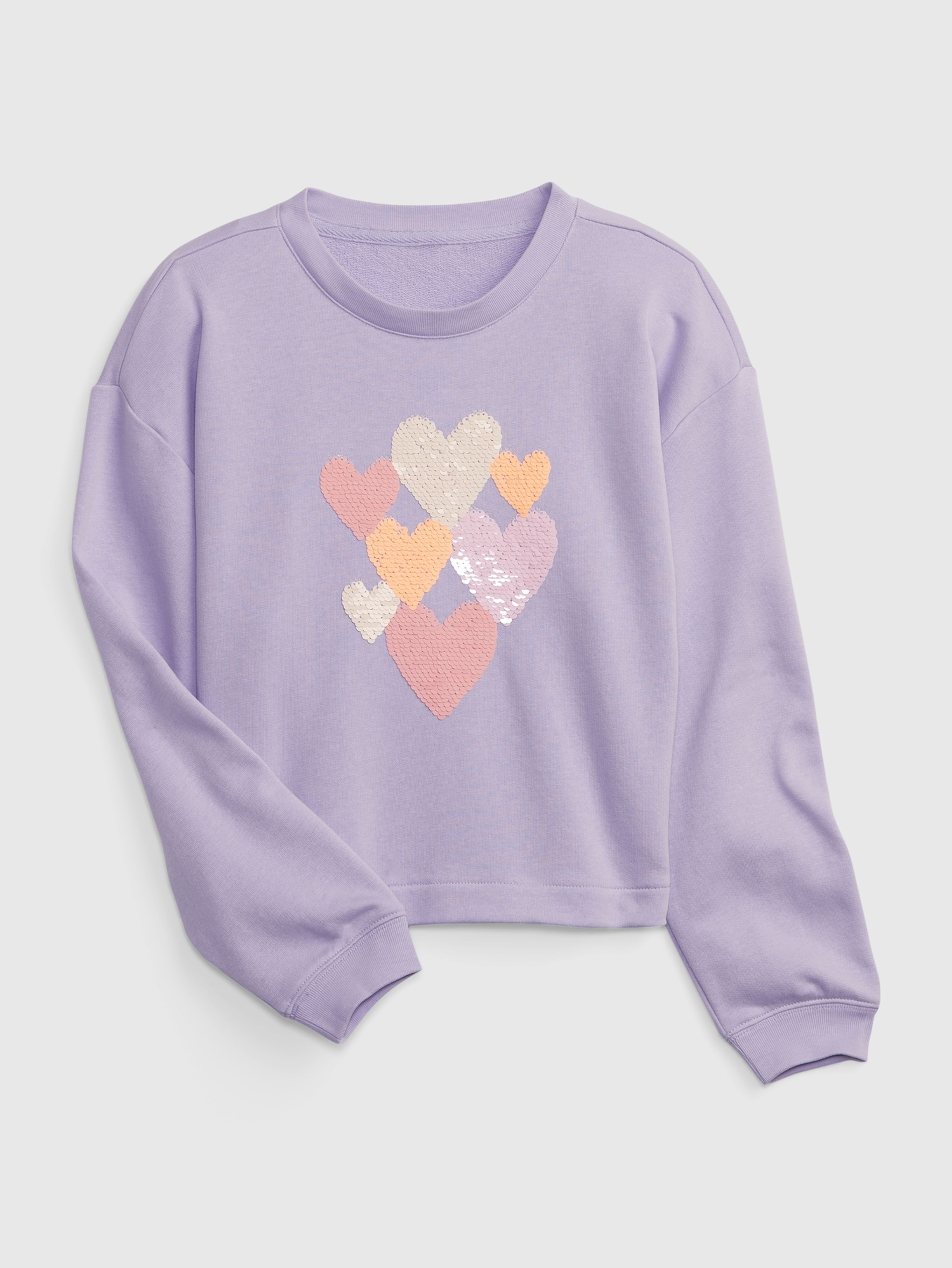 Kinder-Sweatshirt mit Pailletten