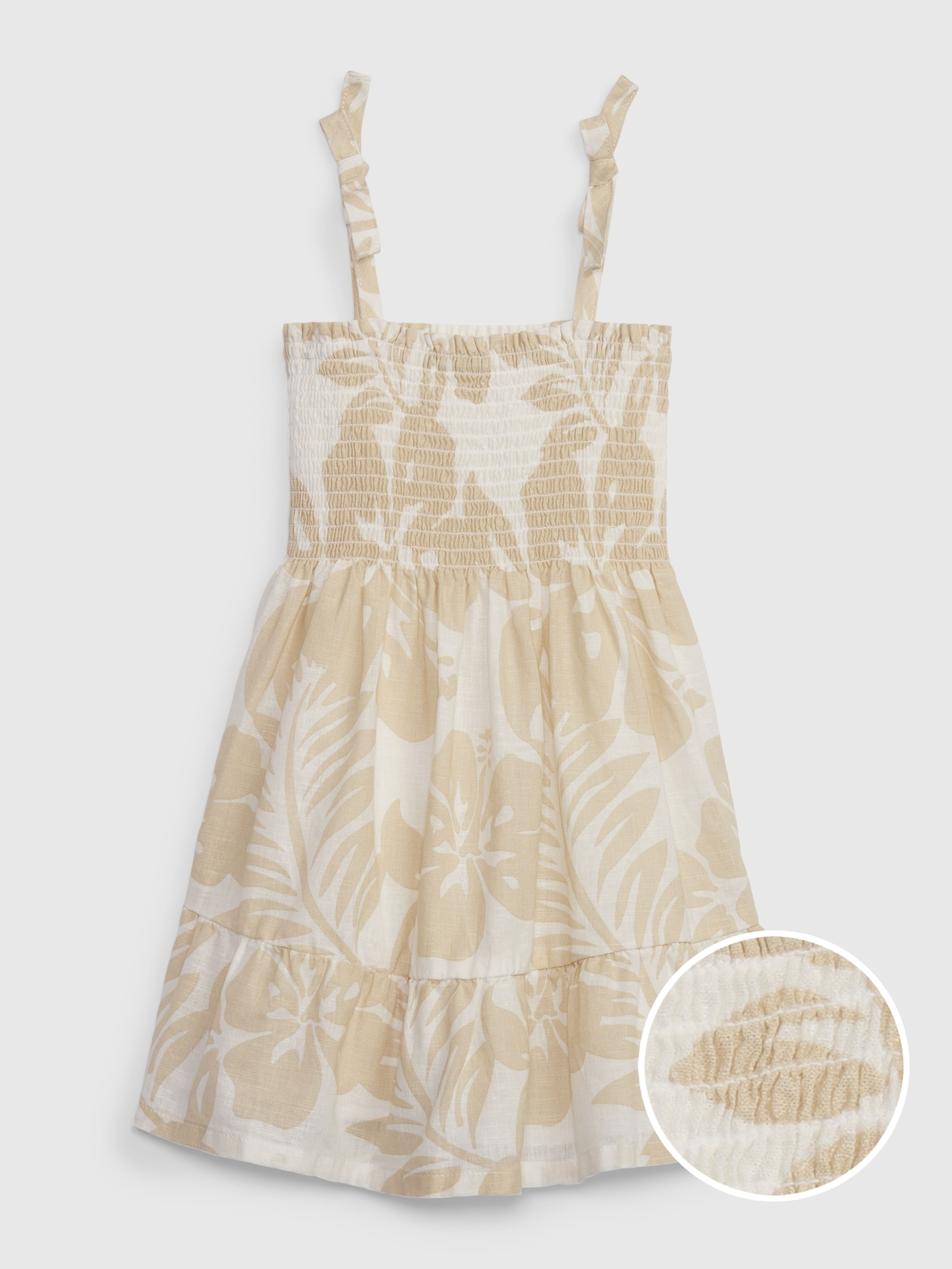 Baby Leinenkleid