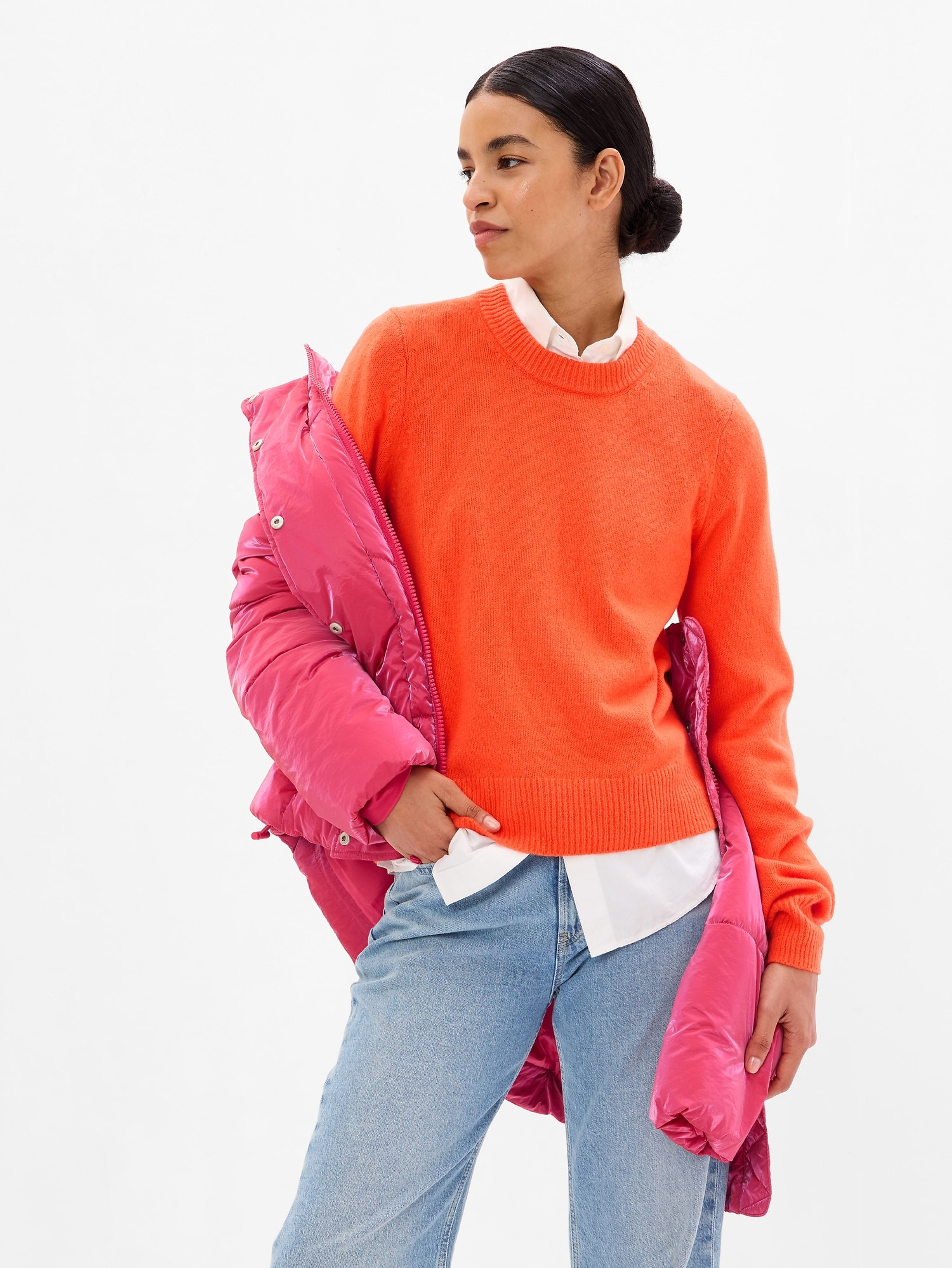 Svetr z měkké pleteniny