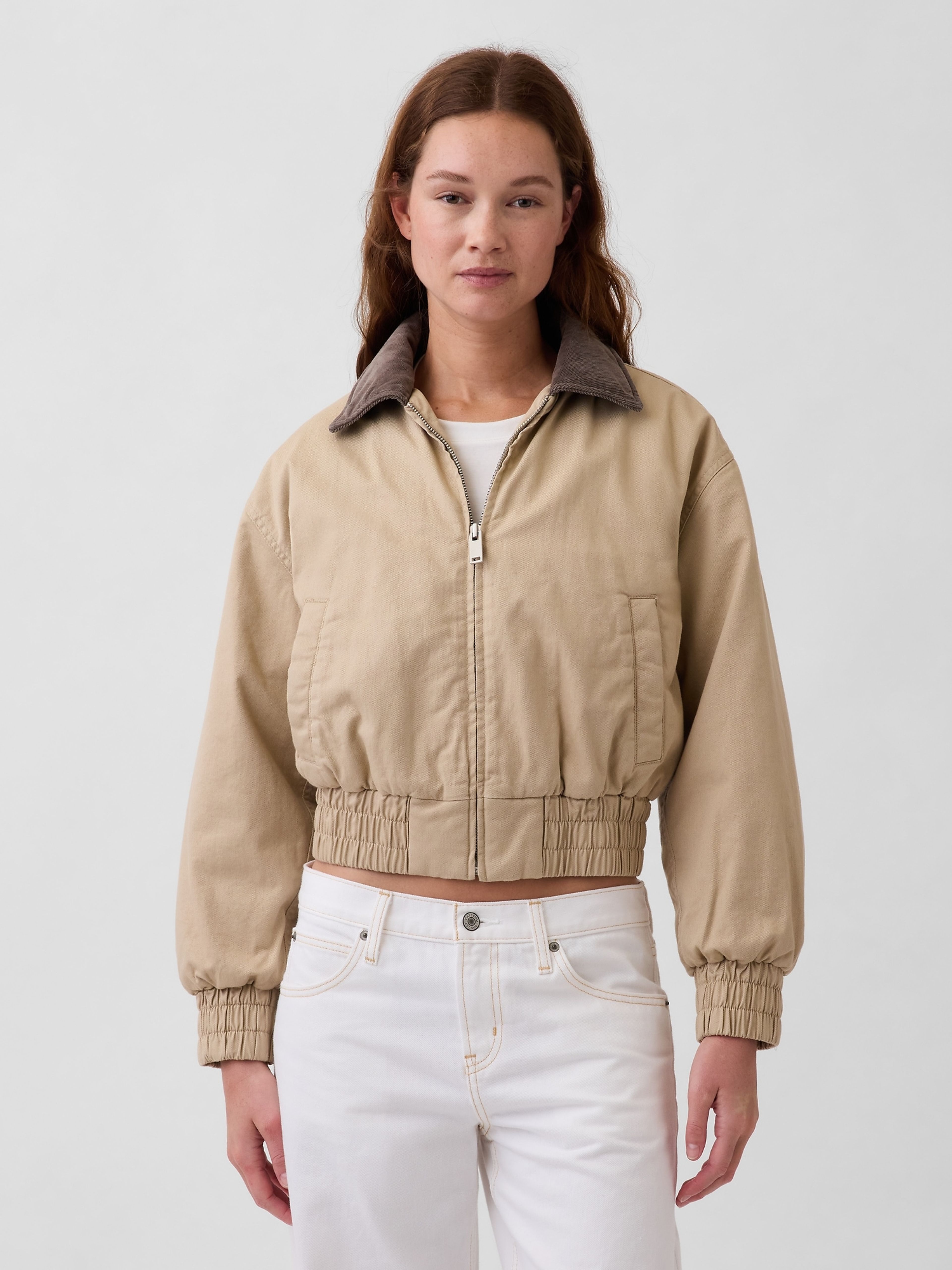 Oversize bavlnený bomber - 001