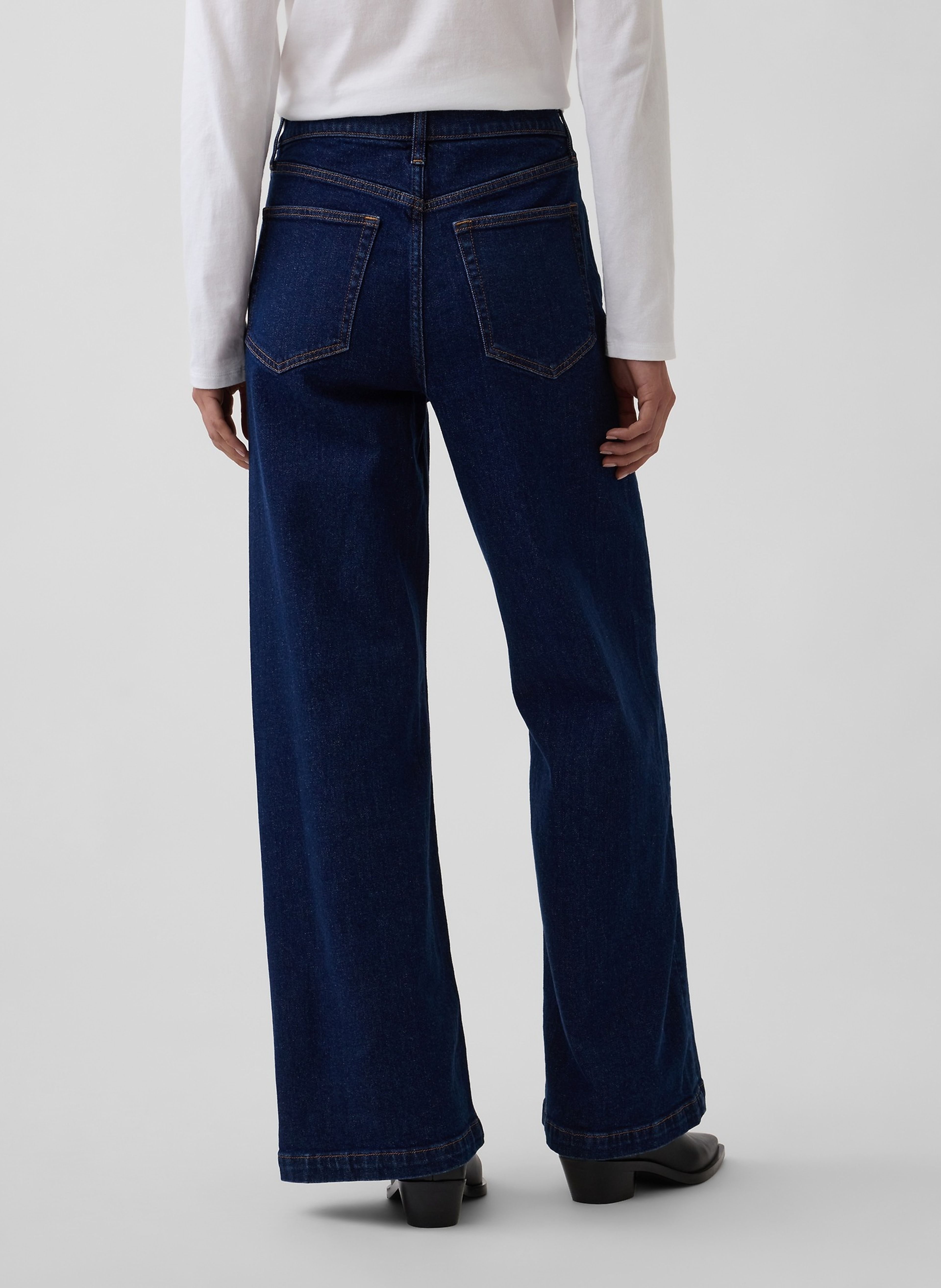 Džíny High Rise Stride Wide-Leg - 005