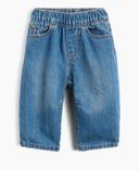 Baby jeansy Brannan Bear Pull-On Barrel unisex-Niebieski - 001